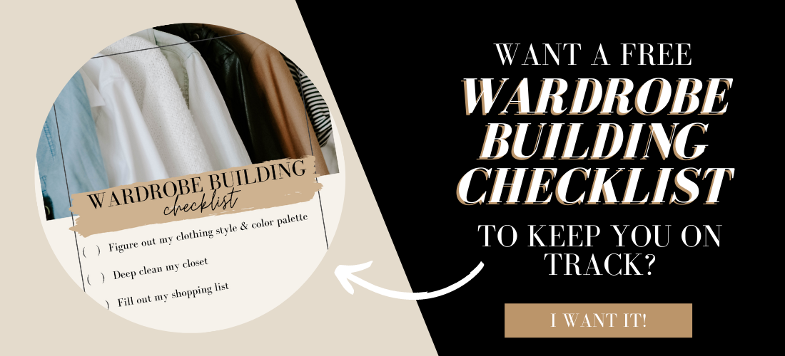 newsletter sign up wardrobe building checklist