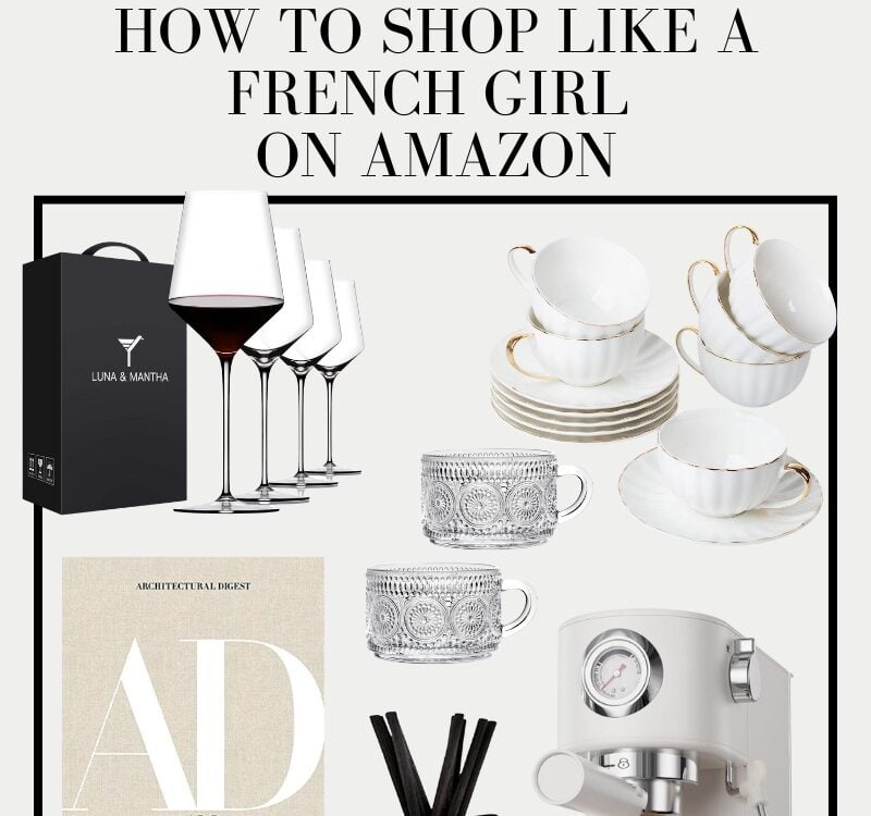 Home accessories to live like a French Girl from Amazon
